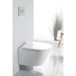 Royal Plaza Opus Classic WC suspendu - 53cm - avec abattant - softclose et quickrelease - Blanc