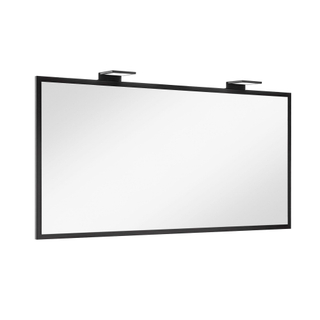 Vtwonen Goodmorning spiegel met lijst 120x60cm black OUTLET