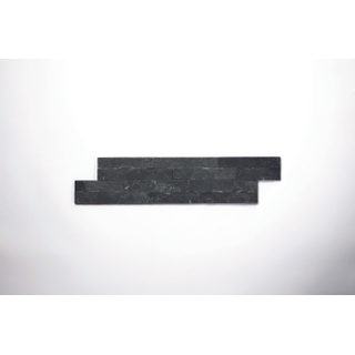Royal plaza steenstrips ardoise 100x400 noir mat