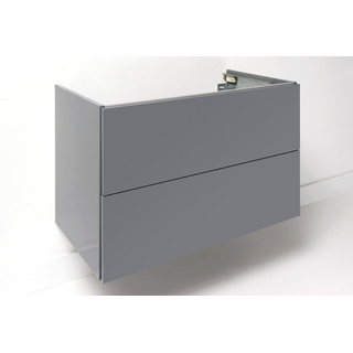 Detremmerie No limit 45 meuble sous lavabo 120x45cm 2 tiroirs push-open chêne grège