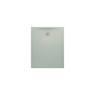 Laufen Pro Douchebak 100x90x3.3cm rechthoek afvoer korte zijde Marbond light grey