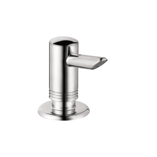 Hansgrohe distributeur pour savon/liquide vaisselle, finition chrome noir brossé