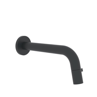Hansa Nova style fonteinkraan wand 186mm mat zwart