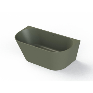 Baignoire Royal plaza Violeta demi-îlot 170x73cm mat vert