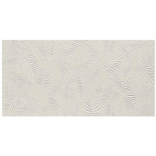 Atlas Concorde 3D Wall Carve Vloer- en wandtegel - 80x40cm - 8.5mm - gerectificeerd - Leaf Pearl (Grijs)