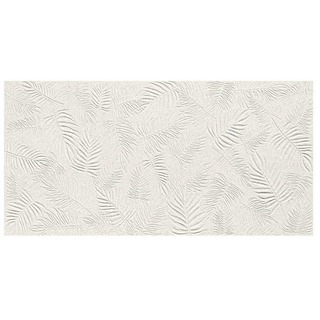 Atlas Concorde 3D Wall Carve Vloer- en wandtegel - 80x40cm - 8.5mm - gerectificeerd - Leaf White (Wit)