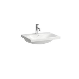 Laufen lua lavabo 60x46x20.7cm 1 trou pour robinet sans anti-calcaire céramique pergamon