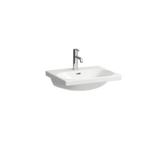 Laufen lua lavabo 55x46x20.7cm 1 trou pour robinet sans traitement anti-calcaire céramique blanc