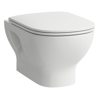 Laufen lua ensemble wc 45x55x39cm sans rebord sans anti-calcaire céramique blanc