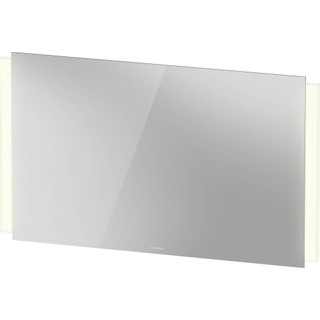 Duravit Ketho 2 spiegel - 120x70cm - met verlichting LED verticaal - met spiegelverwarming - wit mat