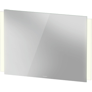 Duravit Ketho 2 spiegel - 100x70cm - met verlichting LED verticaal - met spiegelverwarming - wit mat