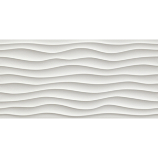 Atlas Concorde 3D Wall Design Wandtegel - 80x40cm - 10mm - gerectificeerd - Dune White (Wit)