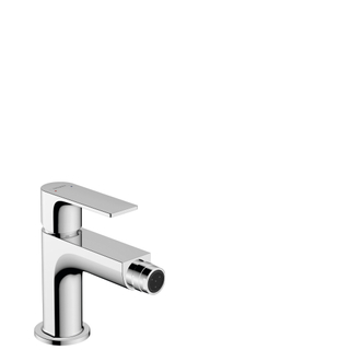 Hansgrohe Rebris E Mitigeur bidet 1 trou avec vidage tirette métal chrome