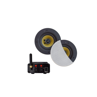 Aquasound bluetooth musiccenter 30W+rumba speakerset 45W wit