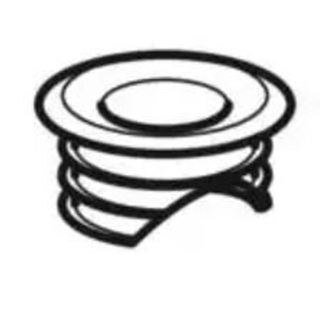 Geberit 300 basic rosace de trop-plein chrome