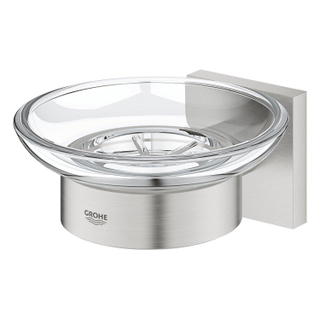 GROHE Start Cube Zeepschaal - met houder - wandmontage - supersteel
