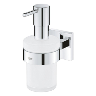 GROHE Start Cube Distributeur de savon - 160ml - avec support - carré - chrome