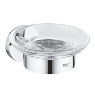 Grohe Start Zeepschaal - met houder - chroom/glas