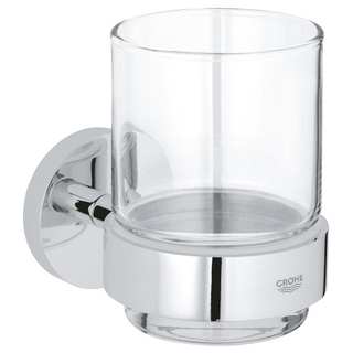 GROHE Start Bekerhouder - 9.9x10.6cm - met glas - chroom