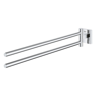 GROHE Start Cube Porte-serviettes - 43,8 cm - 2 couvercles - rotatif - chrome