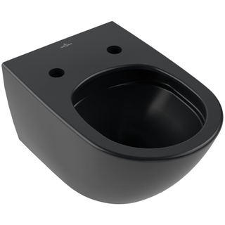Villeroy & Boch Antao Diepspoelcloset zonder spoelrand - wandhangend - met TwistFlush - Pure Black CeramicPlus