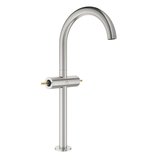 Grohe Atrio private collection Mitigeur lavabo XL size sans boutons Supersteel