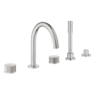 Grohe Atrio private collection 5-gats badrandmengkraan supersteel