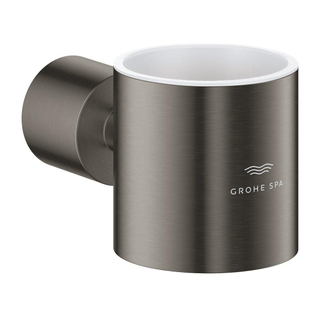 Grohe Atrio porte gobelet - sans verre - Hard graphite brossé (anthracite)