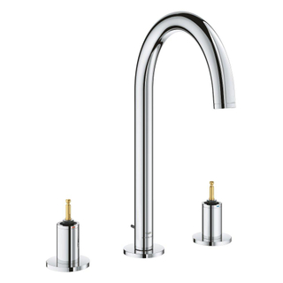 Grohe Atrio private collection wastafelkraan - L-size - 3gats - opbouw - chroom