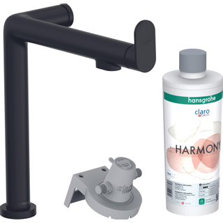 Hansgrohe Aqittura système de filtration 240 1jet. ensemble de démarrage noir mat