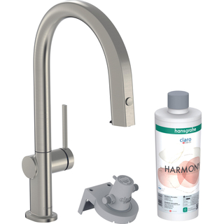 Hansgrohe Aqittura système de filtration 210 starterset finition acier inoxydable