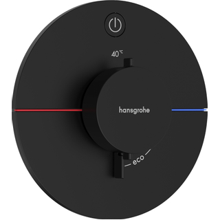 Hansgrohe Showerselect Comfort S Thermostat encastré pour 1 fonction noir mat