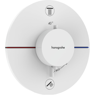 Hansgrohe Showerselect thermostaat - inbouw - 2 functies - mat wit