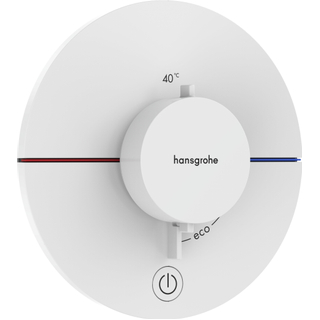 Hansgrohe Showerselect Comfort S Thermostat encastré 1 fonction highflow mat blanc