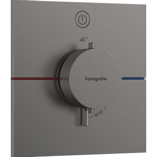 Hansgrohe Showerselect Comfort E thermostatique encastrable pour 1 fonction black chrome