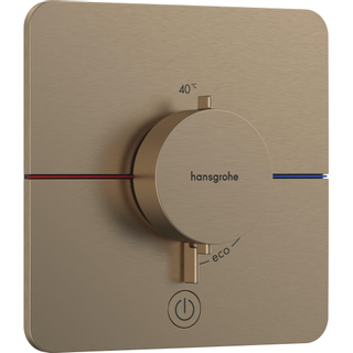Hansgrohe Showerselect Thermostat encastré 1 fonction highflow brossé bronze