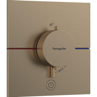 Hansgrohe Showerselect Comfort E thermostaat inbouw v. 1 functie brushed bronze