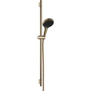 Hansgrohe Rainfinity Ensemble de douche 130 3jets barre coulissante 90cm gold optic