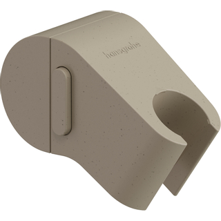 Hansgrohe Wallstoris support de pommeau de douche coulissant à pression (recyclé) - sable (beige)