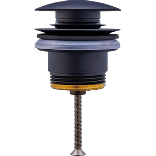 DuravitUniverseelpush-openventiel mat zwart