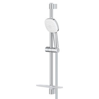 Grohe Tempesta 110 Cube Ensemble de douche - 60cm - 2 jets - 7.4l/min- avec porte savon - Chrome