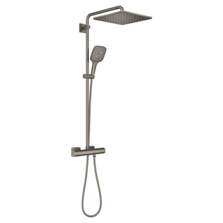 Grohe Rainshower smartactive 310 cube Douche pluie - Mono - carré - 9.5l/min - Hard graphite brossé