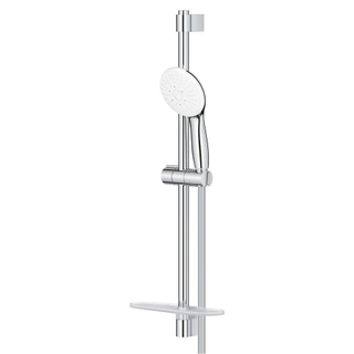 GROHE Tempesta 110 Ensemble de douche - 60cm - douchette ronde - 3 types de jet - flexible de douche lisse - avec porte-savon - chrome