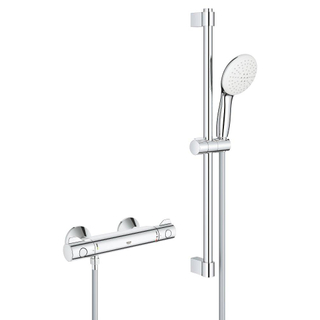 Grohe Grohtherm 800 Mitigeur douche Comfort - 150mm - avec raccords - 60cm - Chrome