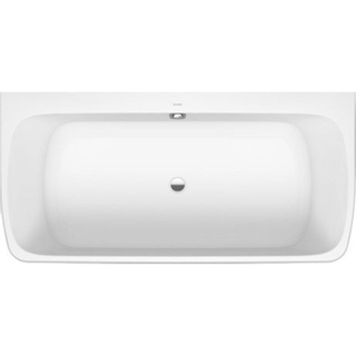 Duravit Qatego baignoire dos au mur 180x80 cm, blanc mat