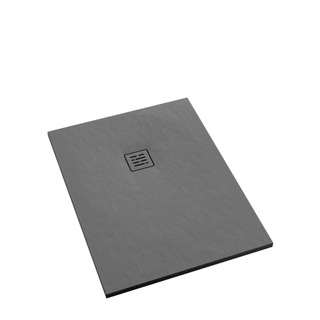 Aco Showerdrain douchevloer - 180x90x4.0cm - lichtgewicht composiet - antislip - zilvergrijs