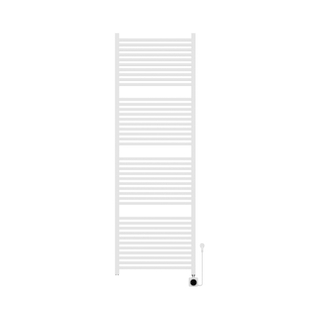 Royal Plaza Eros Radiateur électrique - 180x60cm - 1000W - avec thermostat - tuyaux rectangulaires - blanc