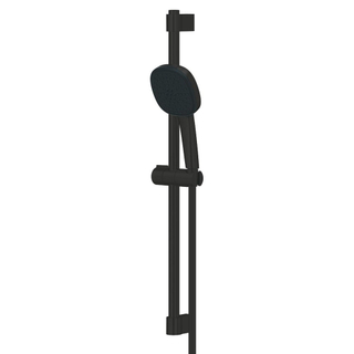 GROHE Tempesta Cube 110 Ensemble de douche mortier jointuresant - 60cm - douchette carrée - 2 types de jet - flexible de douche lisse - noir mat