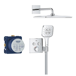 Grohe Grohtherm Smartcontrol Perfect Douche pluie - encastrable - pomme de douche 31cm - chrome