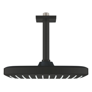 GROHE Tempesta 250 Cube Hoofddouche - 25cm - 1 straalsoort - plafondarm 14.2cm - mat zwart